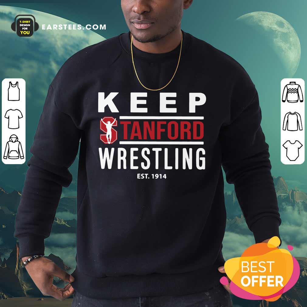 Excellent Keep Stanford Wrestling 1914 Shirt - Image 3