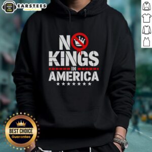 Alternative view of Nice Patriotic No Kings In America Political T-Shirt