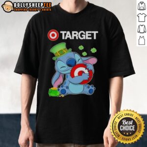 Top Stitch With St Patricks Hug Target Logo T-Shirt
