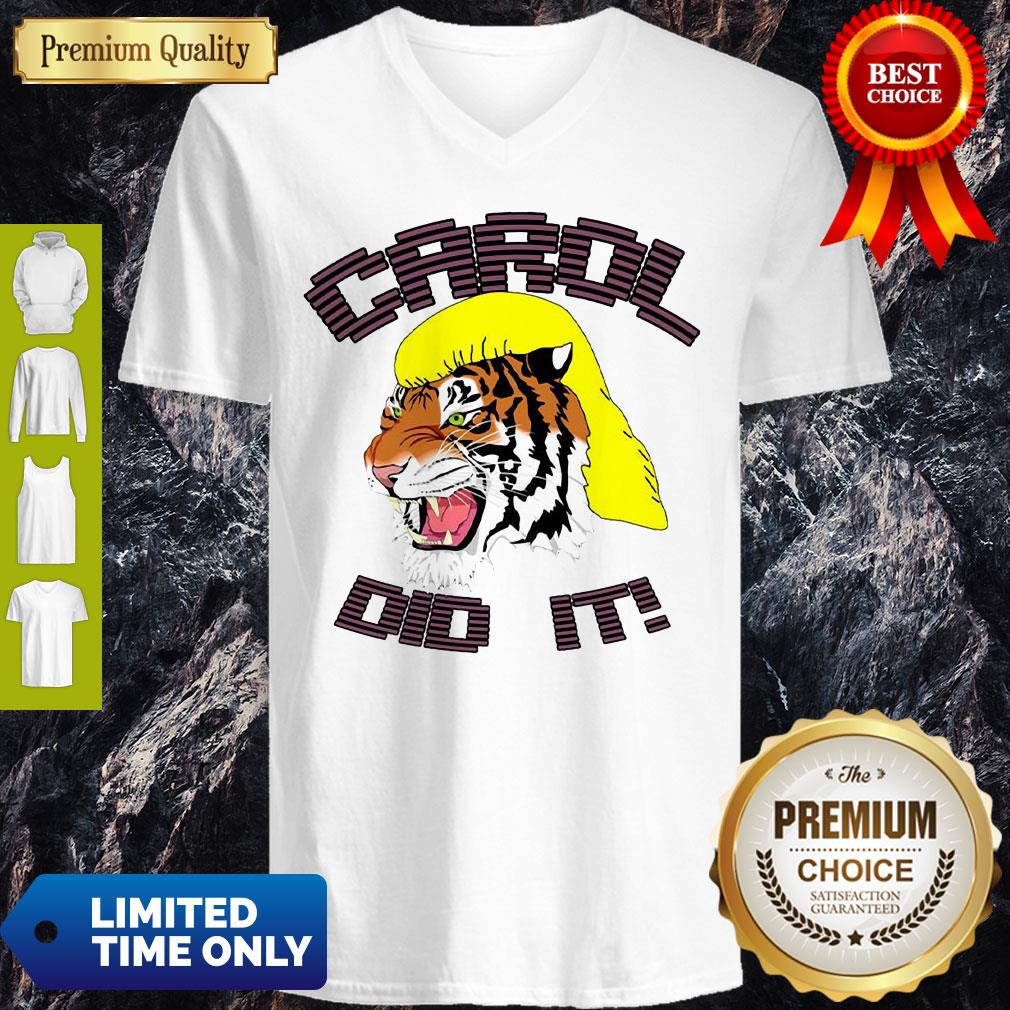 Joe Exotic Tiger King Carol Did It Shirt - Image 2
