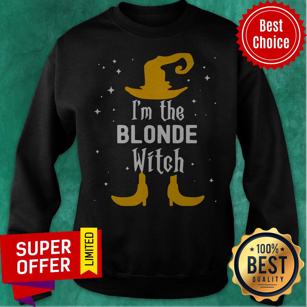 Premium I’m The Blonde Witch Matching Halloween Shirt - Image 5