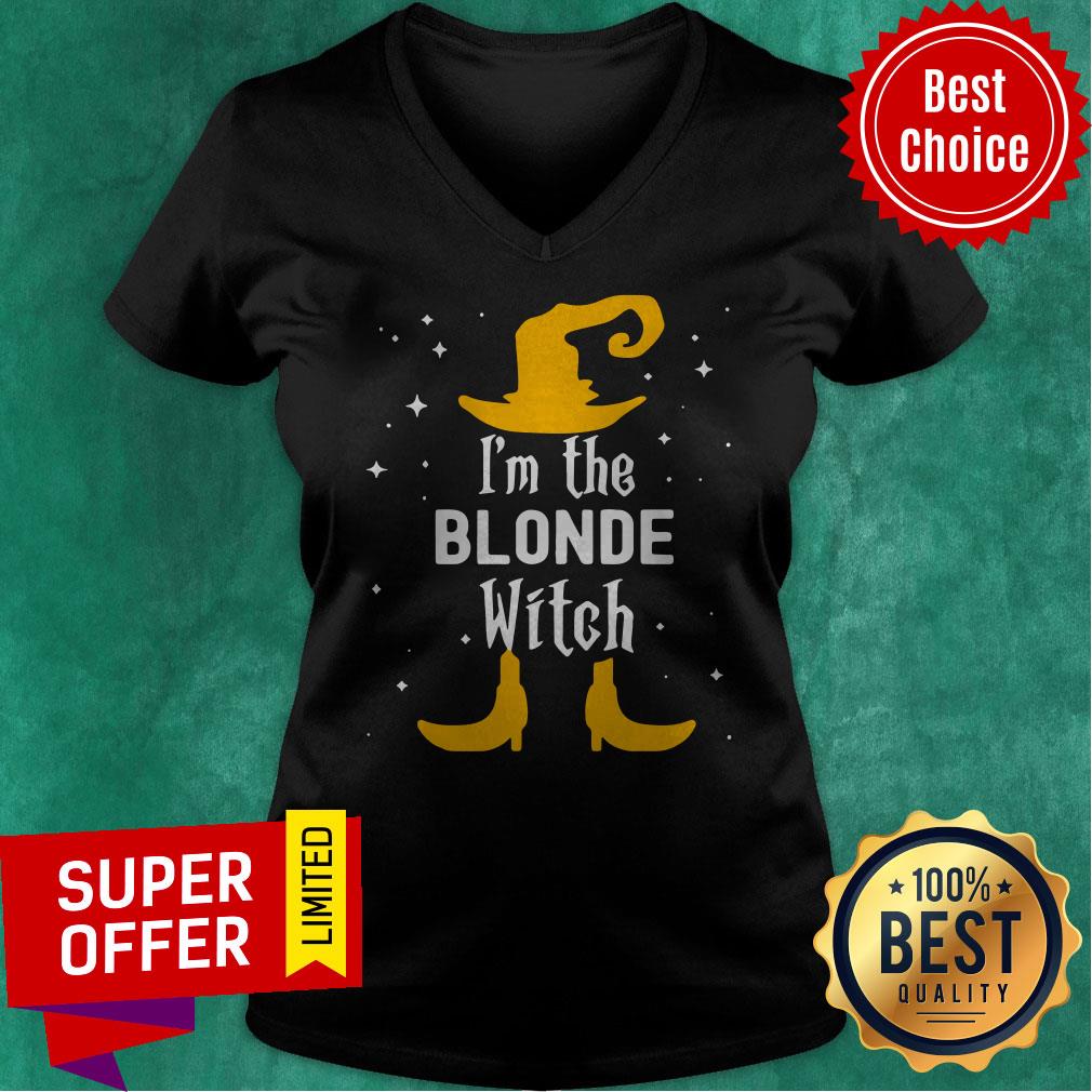 Premium I’m The Blonde Witch Matching Halloween Shirt - Image 3