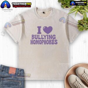 Alternative view of Awesome I Love Bullying Homophobes T-Shirt