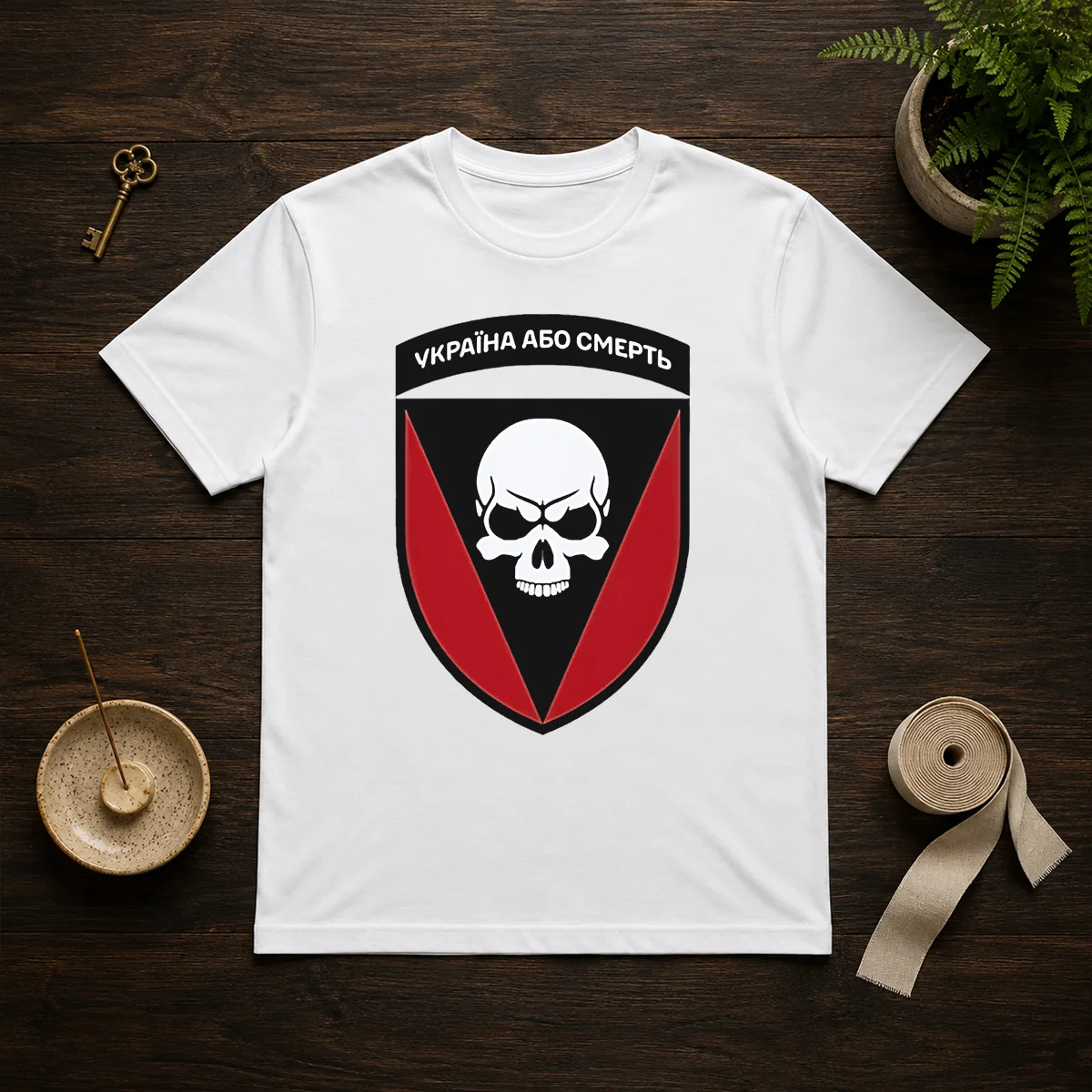 Good Ukraine Or Death Skull Emblem Military Tactical Shirt