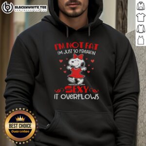 Alternative view of Good Snoopy With Red Outfit I'm Not Fat I'm Just So Freakin Sexy It Overflows T-Shirt
