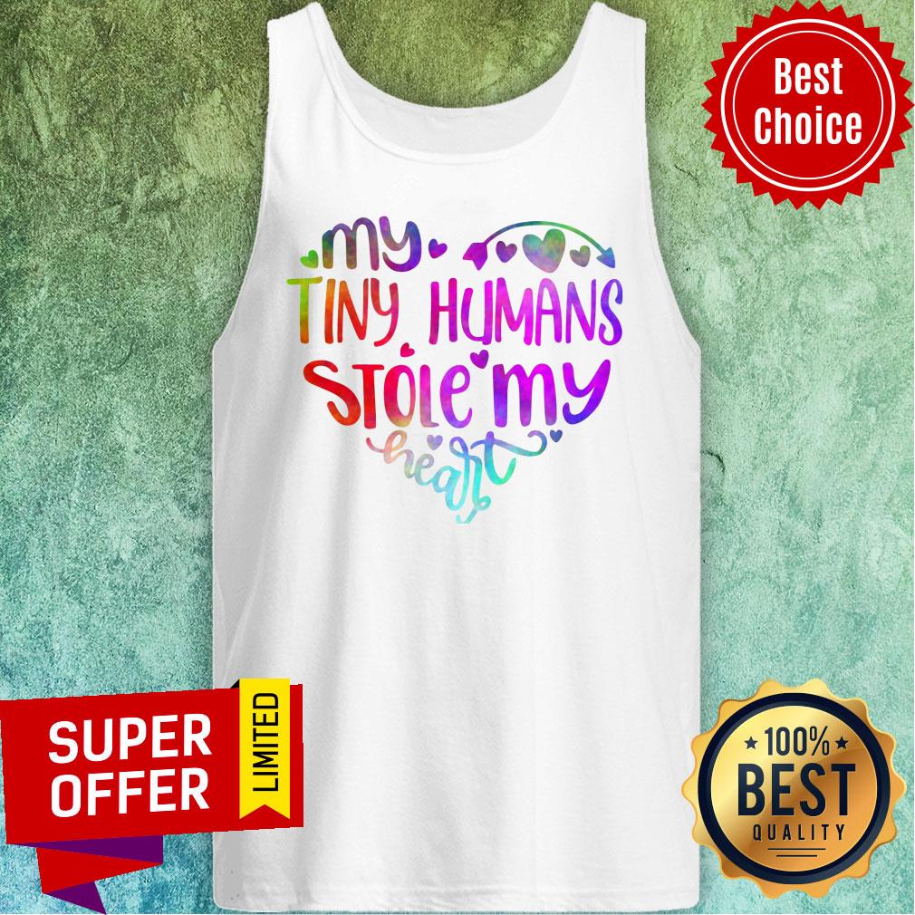 Official My Tiny Humans Stole My Heart Shirt - Image 3