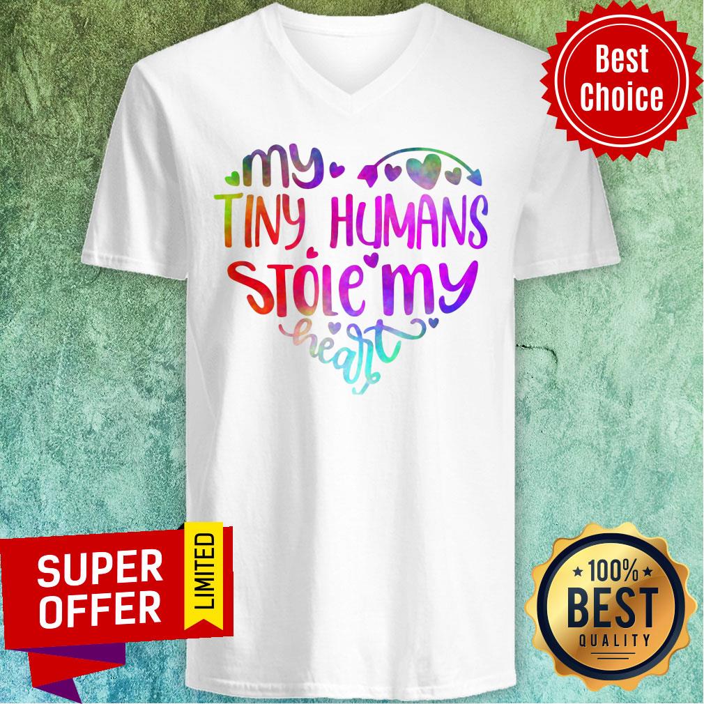 Official My Tiny Humans Stole My Heart Shirt - Image 2