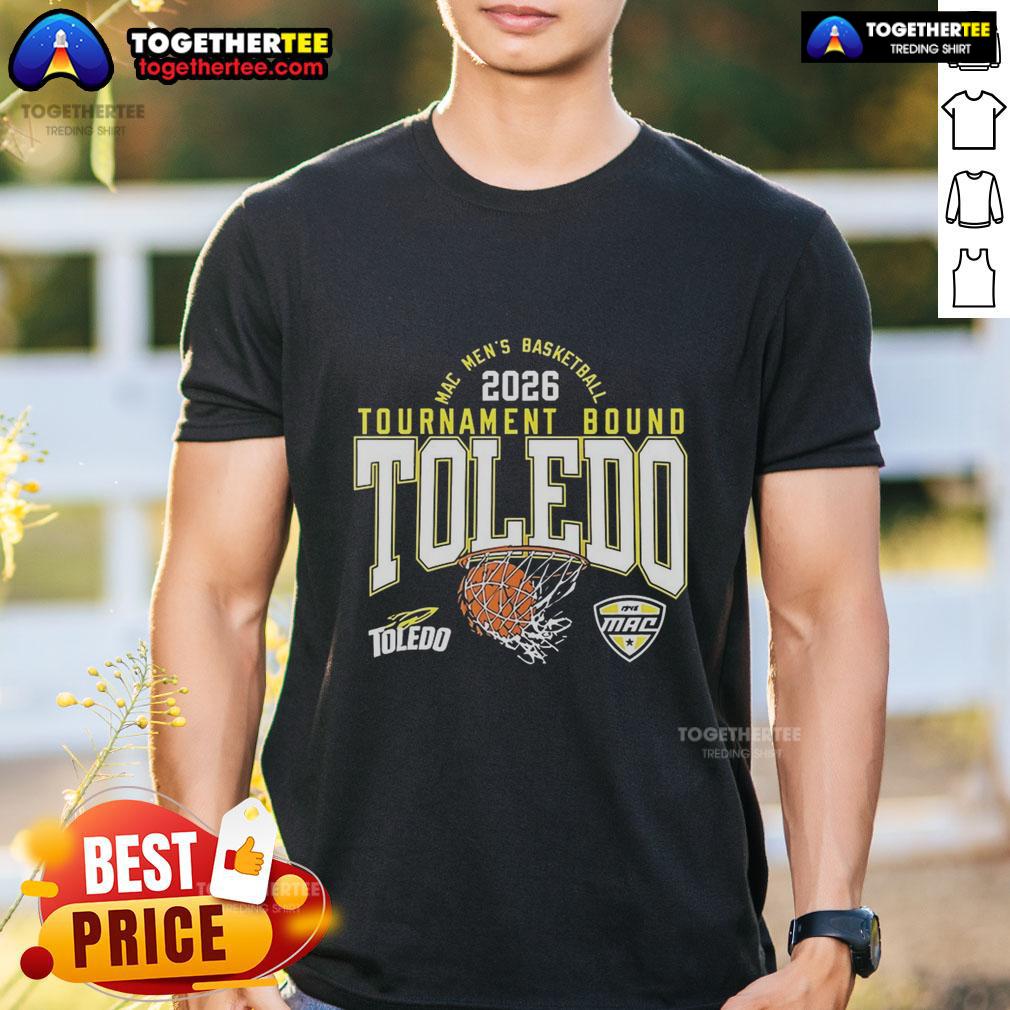 Hot Toledo Rockets Men's Basketball MAC 2026 MBB Tournament Bound T-Shirt
