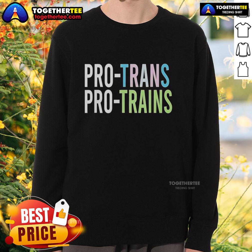 Original Pro Trans Pro Trains T-Shirt - Image 5