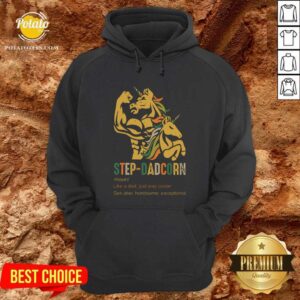 Alternative view of Step Dadcorn Like A Dad Just Way Cooler Shirt