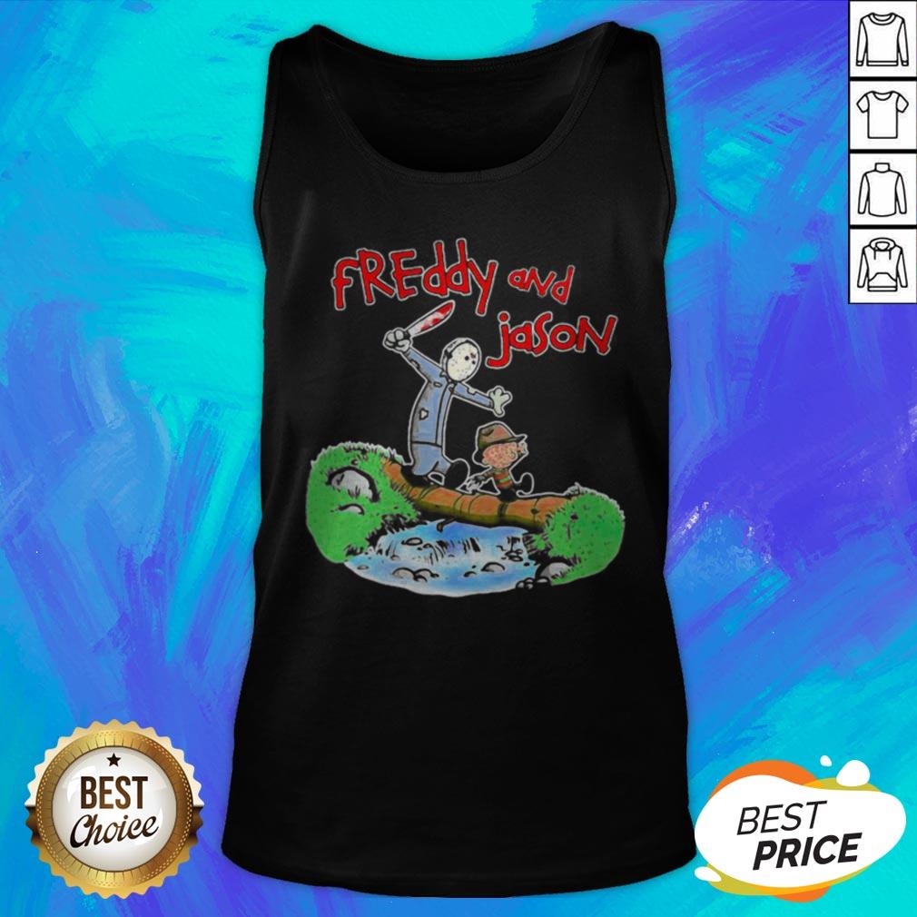 Awesome Freddy And Jason Shirt - Image 5