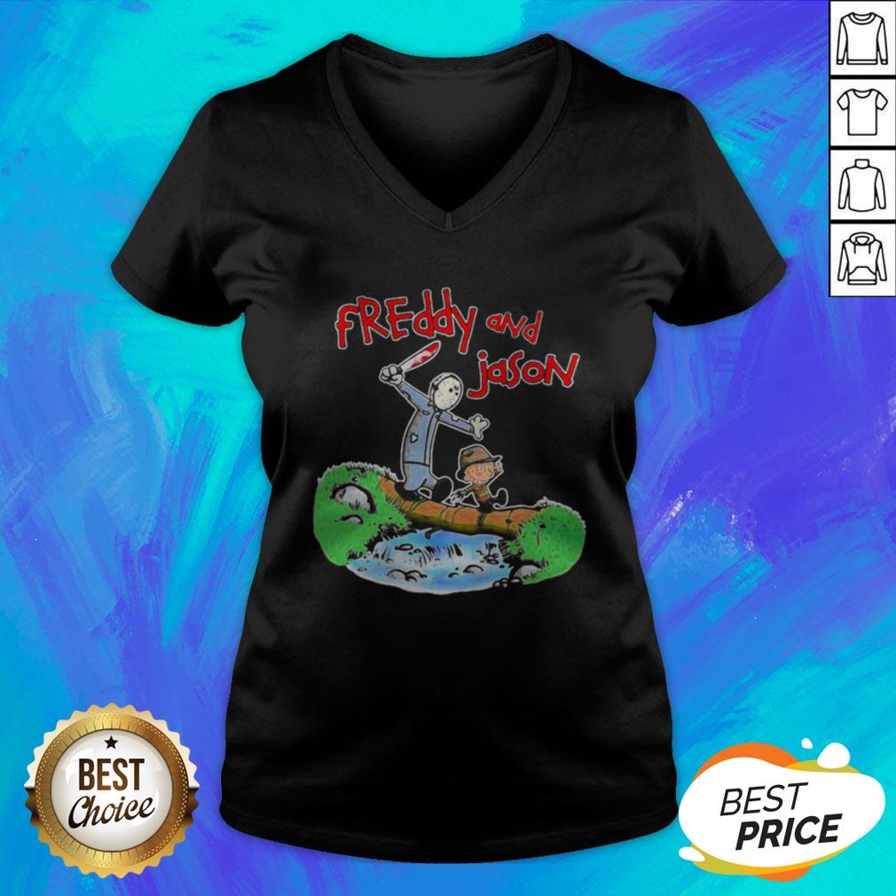 Awesome Freddy And Jason Shirt - Image 4