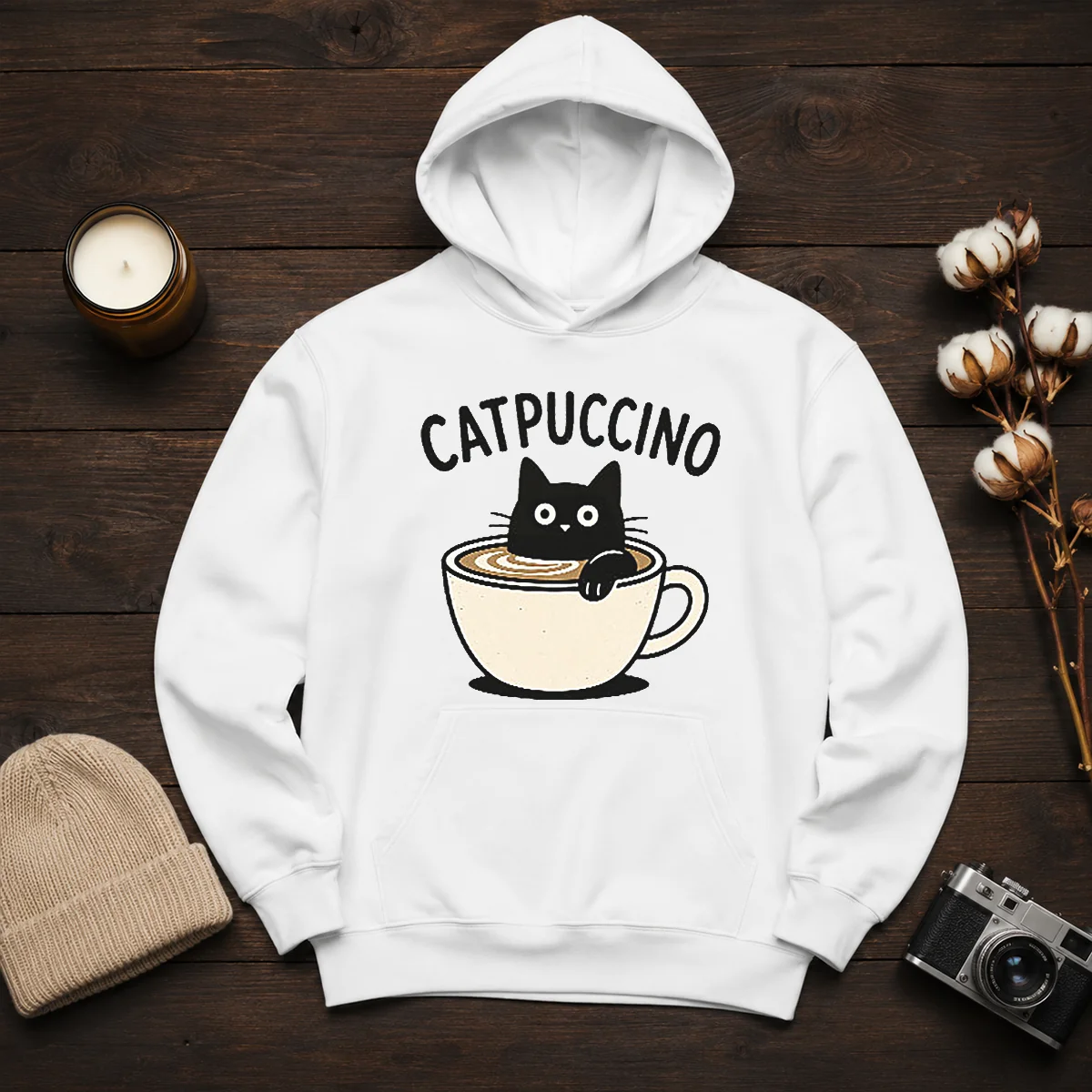Hot Catpuccino T-Shirt - Image 6