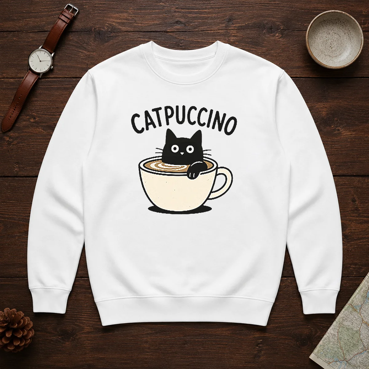 Hot Catpuccino T-Shirt - Image 7