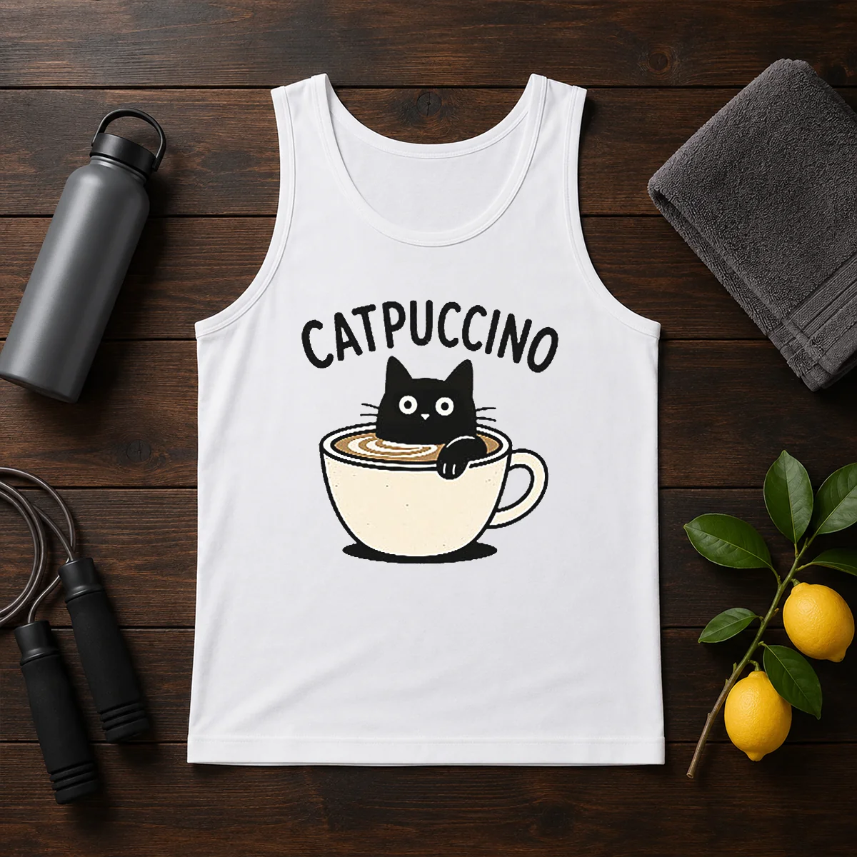 Hot Catpuccino T-Shirt - Image 3