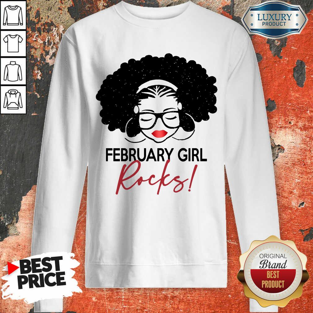Original February Girl Rocks Shirt - Image 4