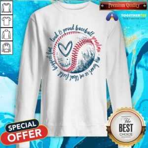 Alternative view of Loud And Proud Baseball Grandma Biggest Fan Shirt