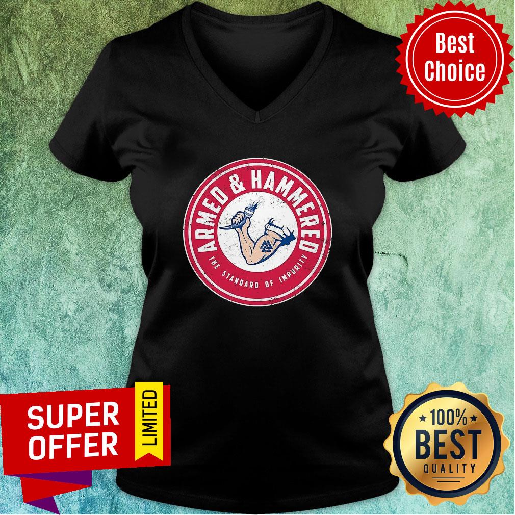 Nice Viking Norse Armed And Hammered The Standard Of Impurity Shirt - Image 2