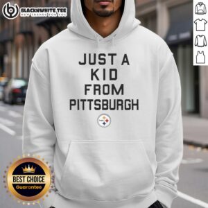 Alternative view of Nice Pittsburgh Steelers Just A Kid From Pittsburgh T-Shirt