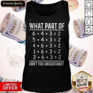Alternative view of What Part Of Don’t You Understand Shirt