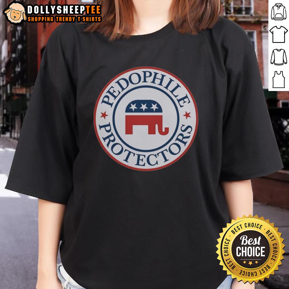 Awesome Pedophile Protectors Republican T-Shirt - Image 3