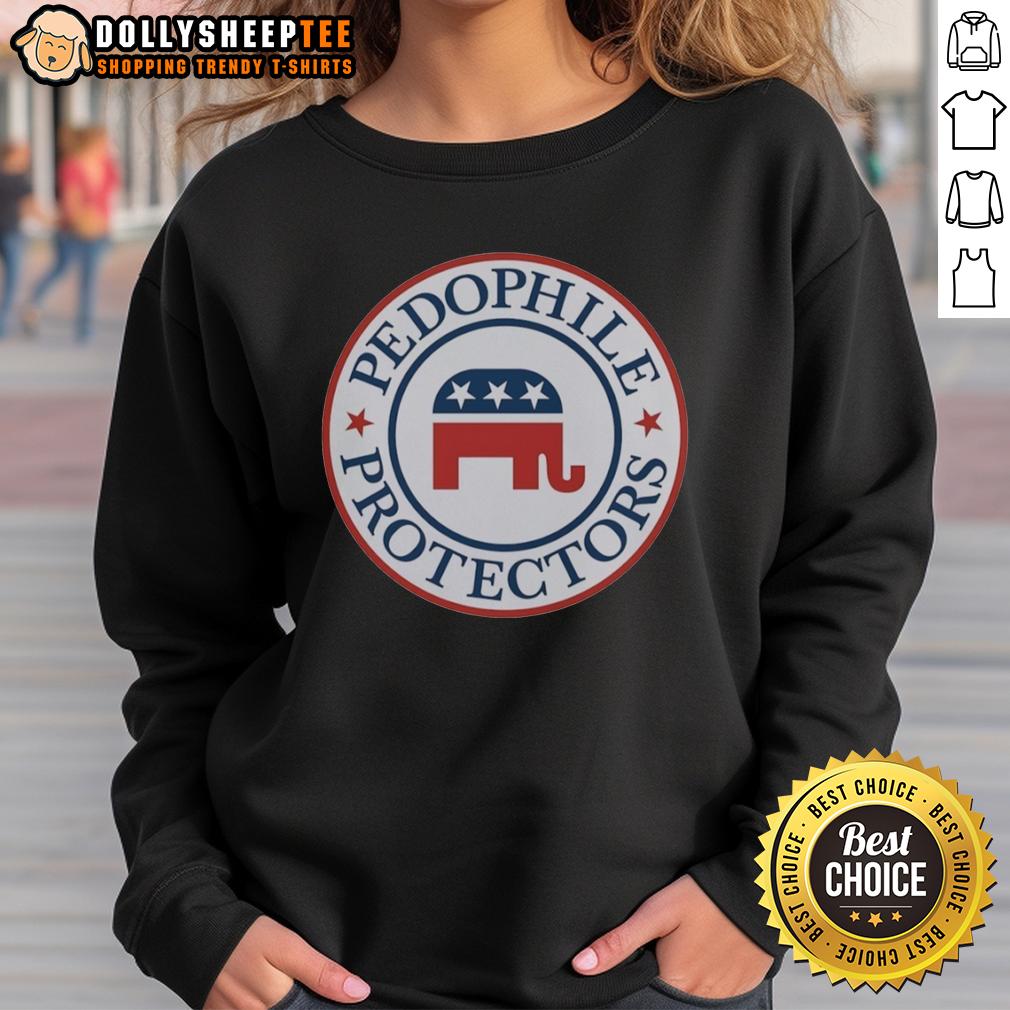 Awesome Pedophile Protectors Republican T-Shirt - Image 5