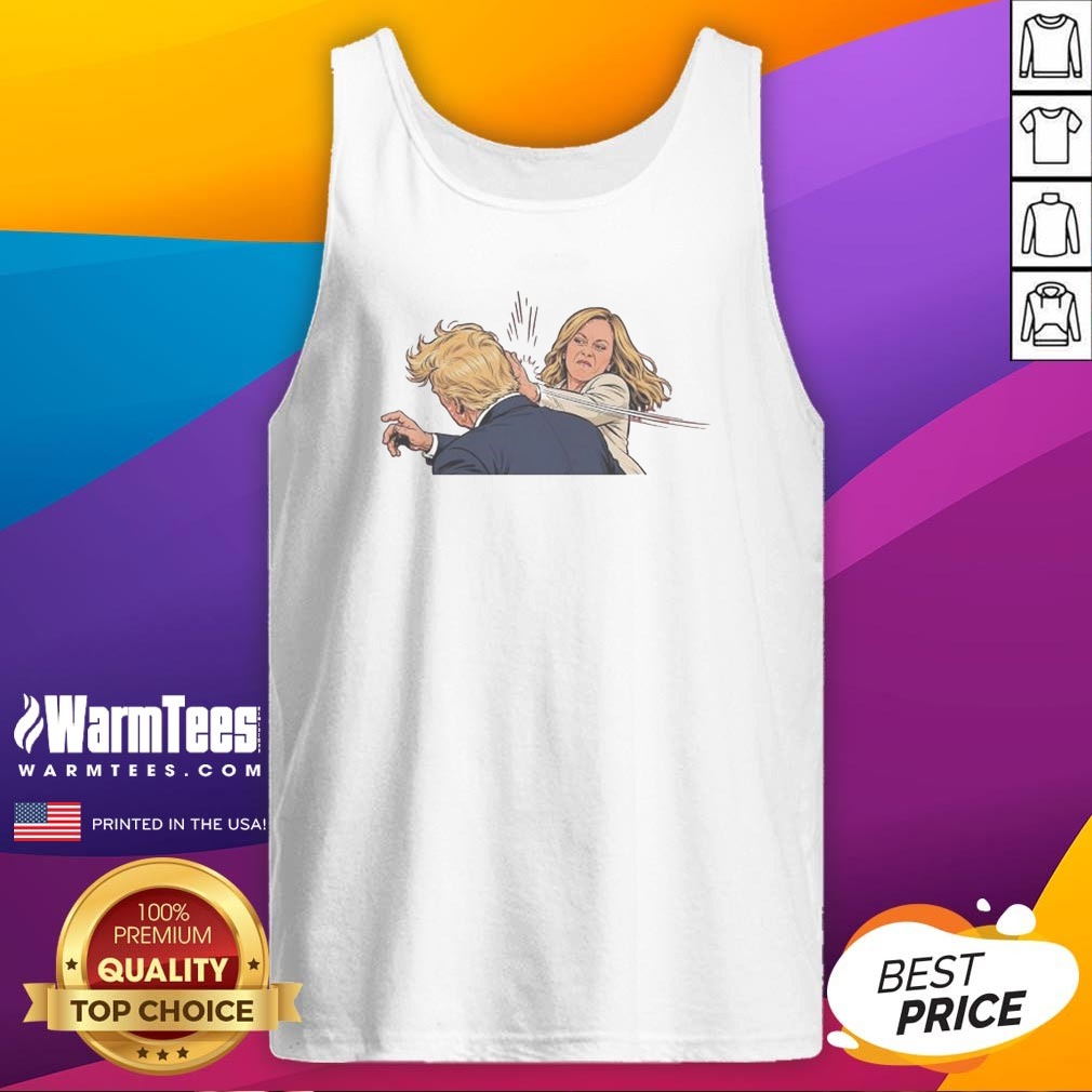 Premium Kamala Harris Slap Trump Meme Shirt - Image 5