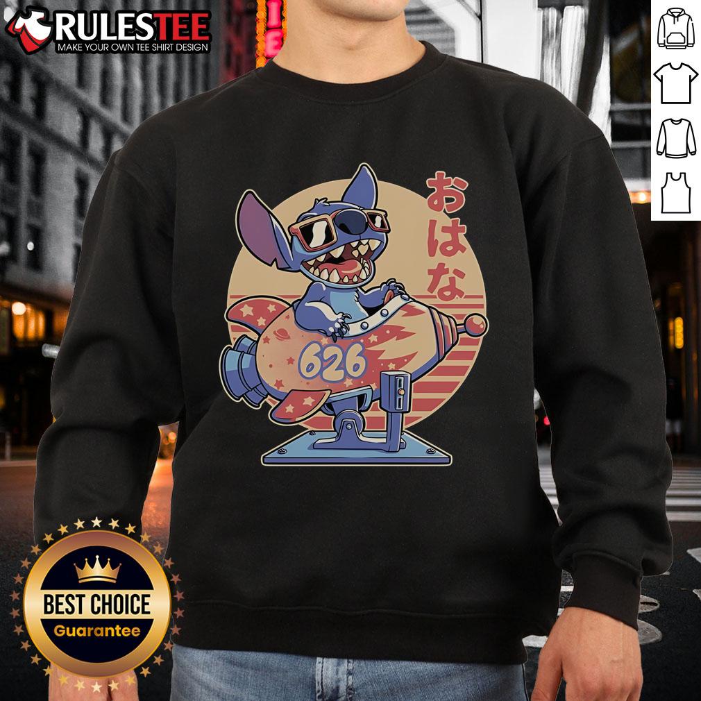 Awesome Extraterrestrial Animal Spaceship Stitch T-Shirt - Image 5