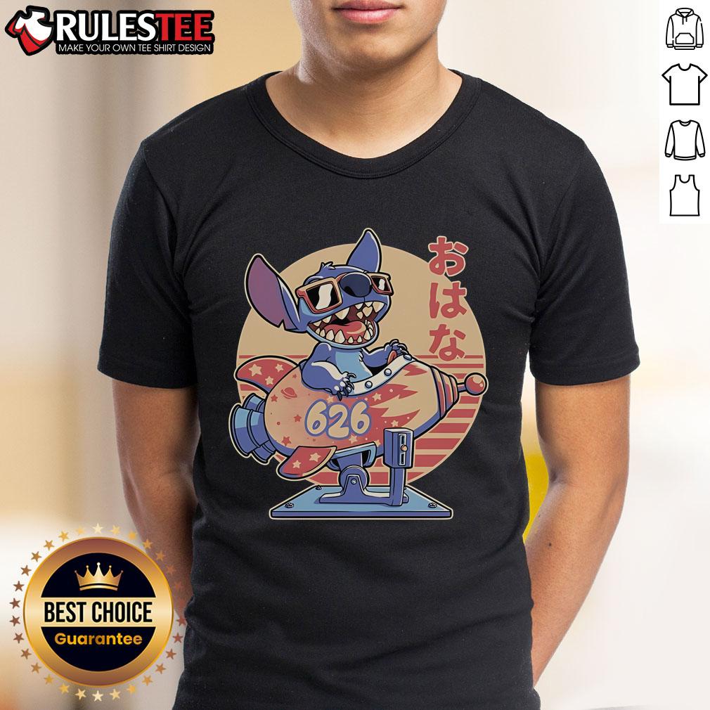 Awesome Extraterrestrial Animal Spaceship Stitch T-Shirt