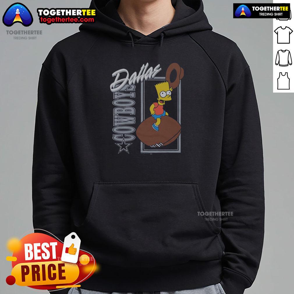 Good The Simpsons Bart X Dallas Cowboys T-Shirt - Image 2