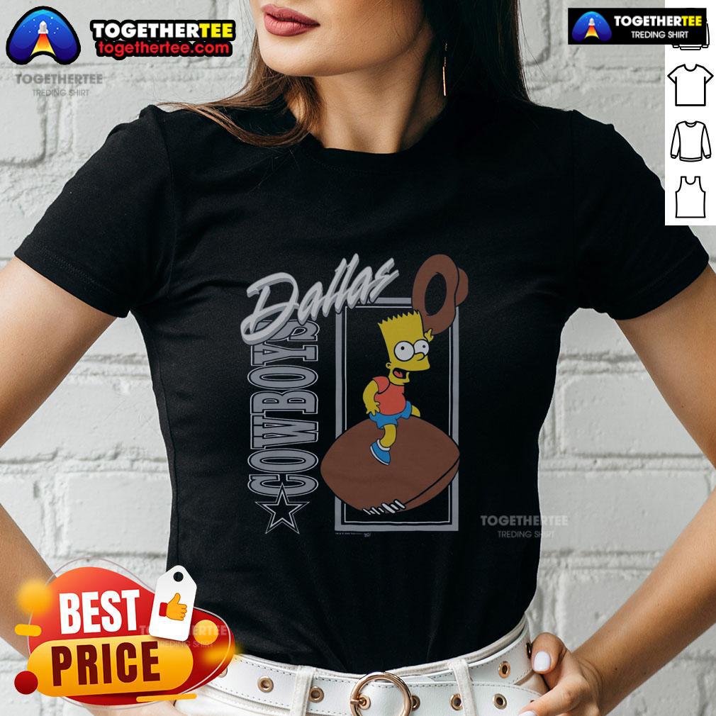 Good The Simpsons Bart X Dallas Cowboys T-Shirt - Image 3