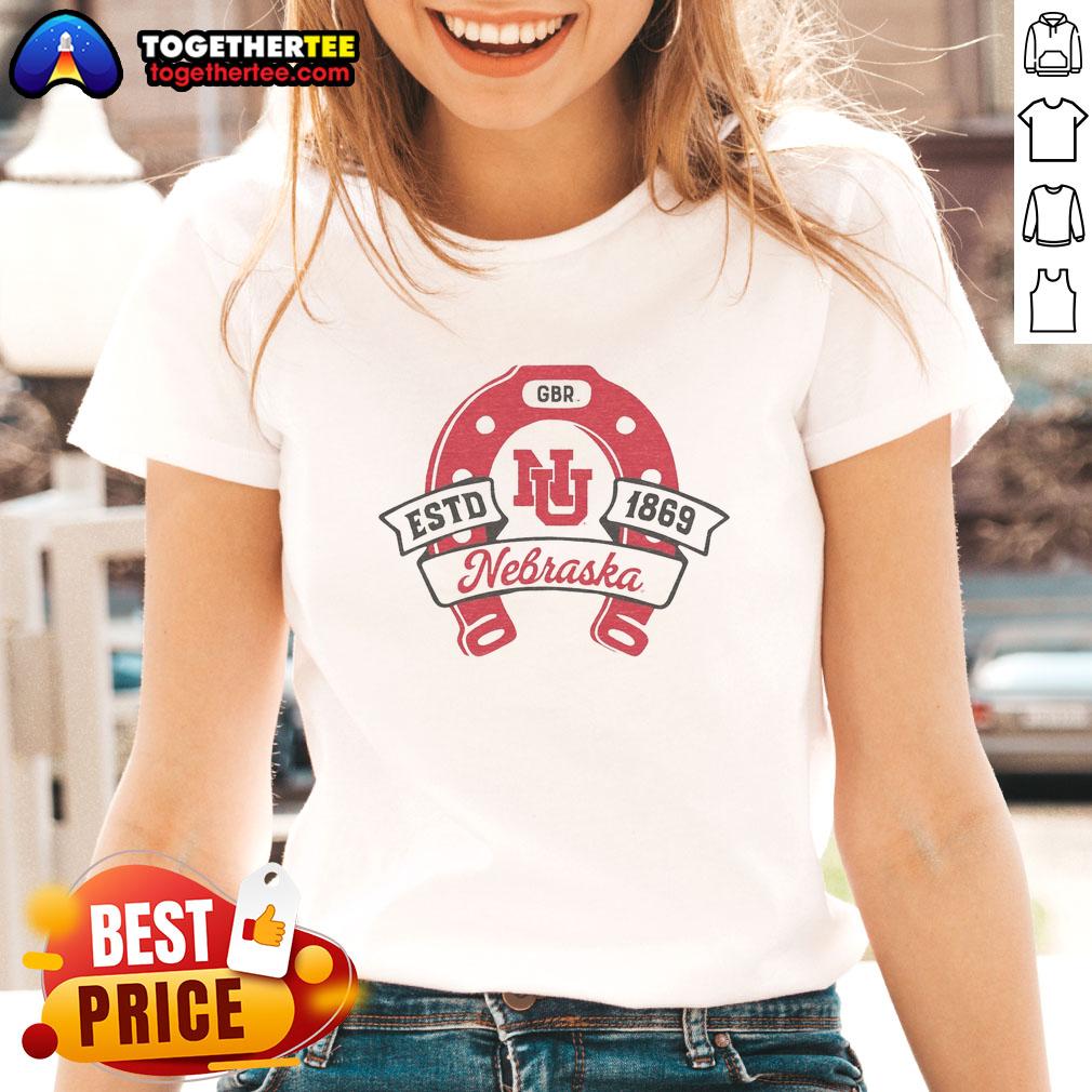 Good Nebraska Lucky Horseshoe Ash T-Shirt - Image 3