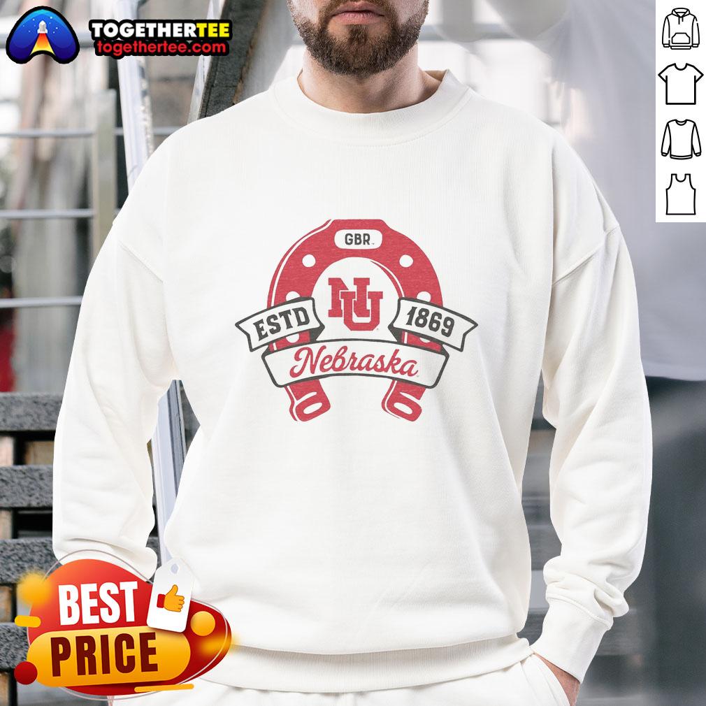 Good Nebraska Lucky Horseshoe Ash T-Shirt - Image 5