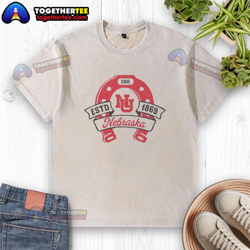 Good Nebraska Lucky Horseshoe Ash T-Shirt - Image 6
