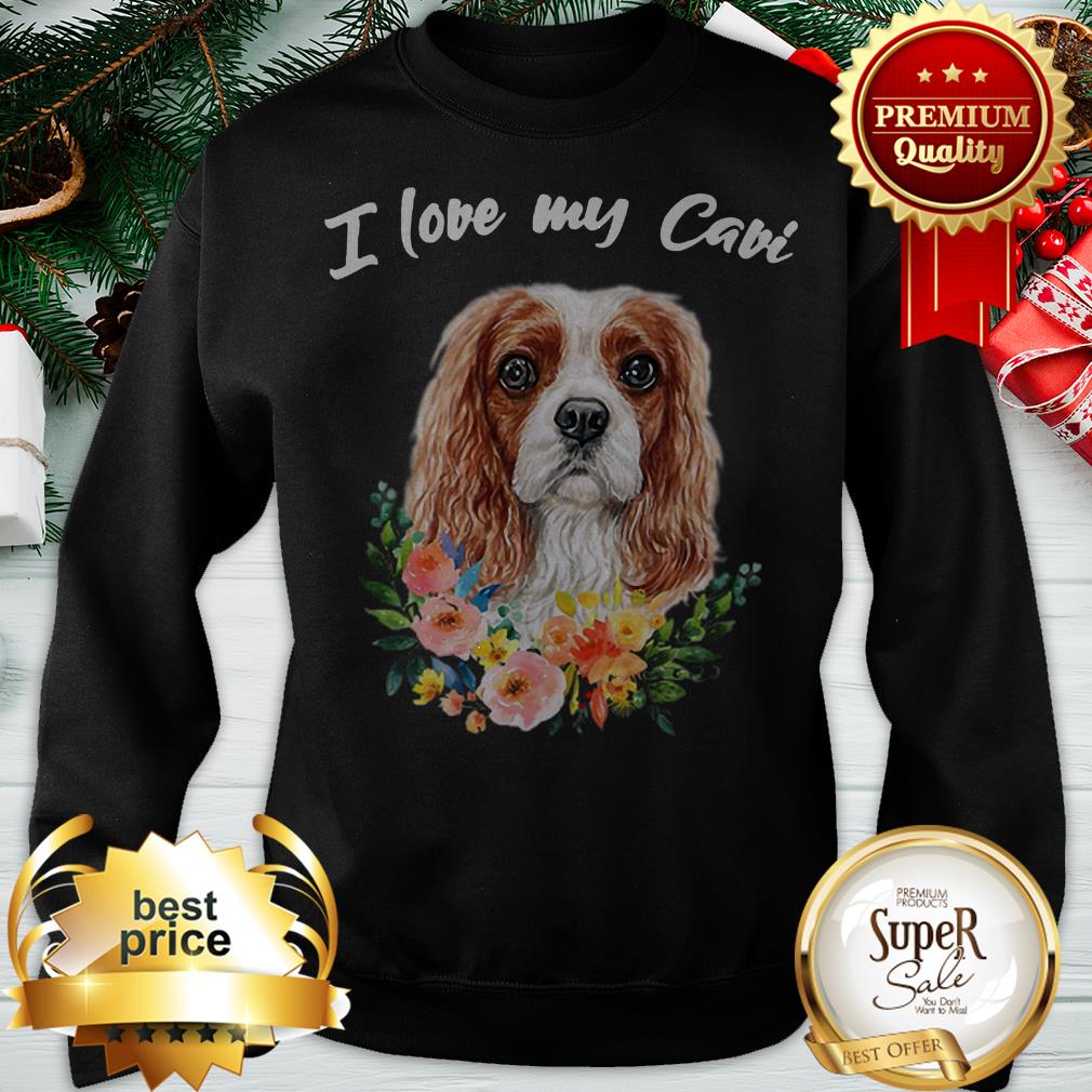 I Love My Cavi Cavalier King Charles Spaniel Shirt - Image 4