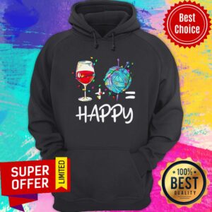 Alternative view of Nice Wine And Crochet Is Happy Christmas Shirt