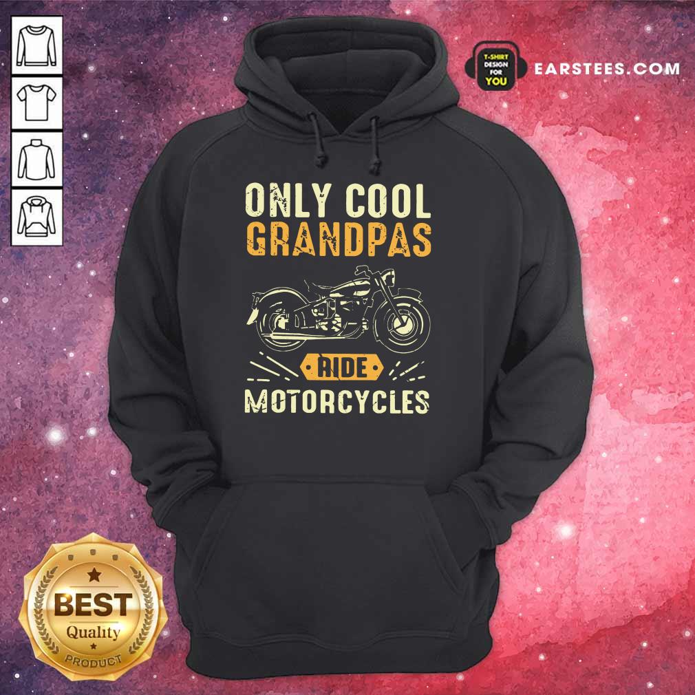 Top Only Cool Grandpas Ride Motorcycles Shirt - Image 4