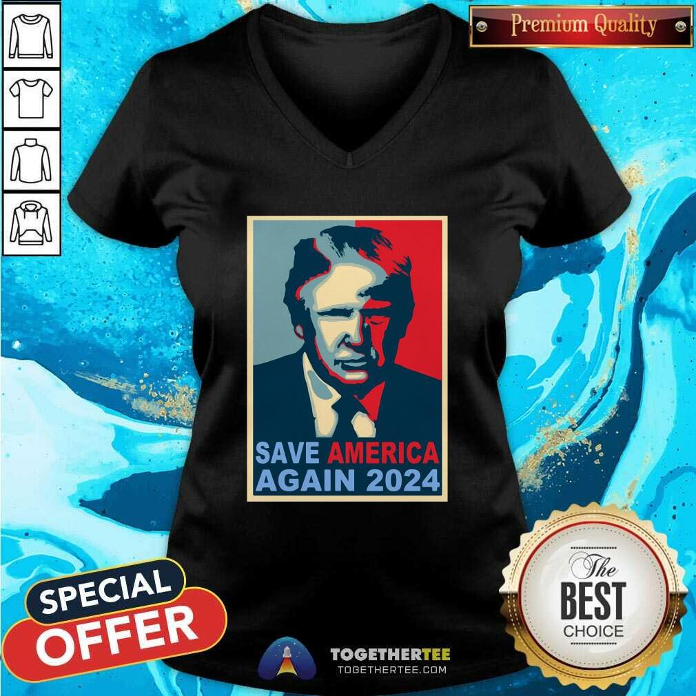 Hot Donald Trump Save America Again 2024 Shirt - Image 2