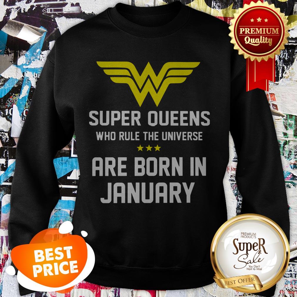 Super Queens Who Rule The Universe Are Born In January Shirt - Image 4
