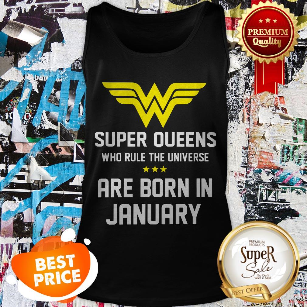 Super Queens Who Rule The Universe Are Born In January Shirt - Image 3