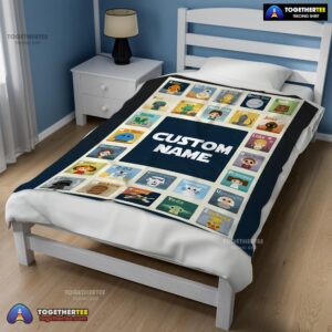 Alternative view of Official Star Wars Chibi Character Blanket Fleece Customized Blanket