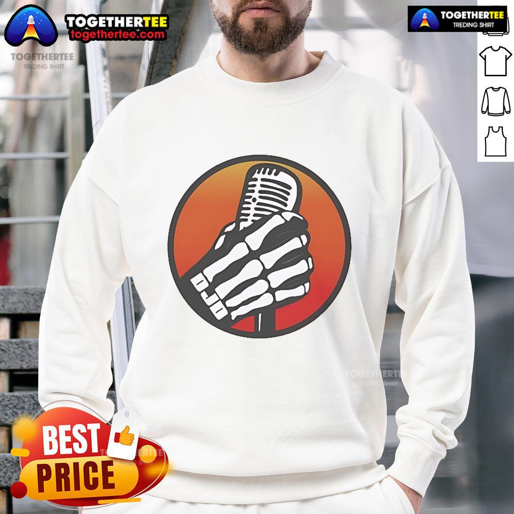 Pretty Dale Jr Download Skeleton Mic T-Shirt - Image 5