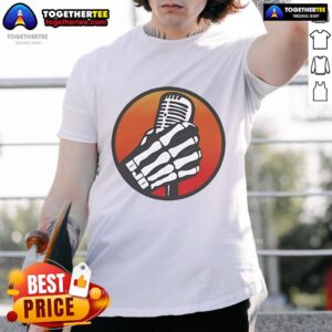 Pretty Dale Jr Download Skeleton Mic T-Shirt