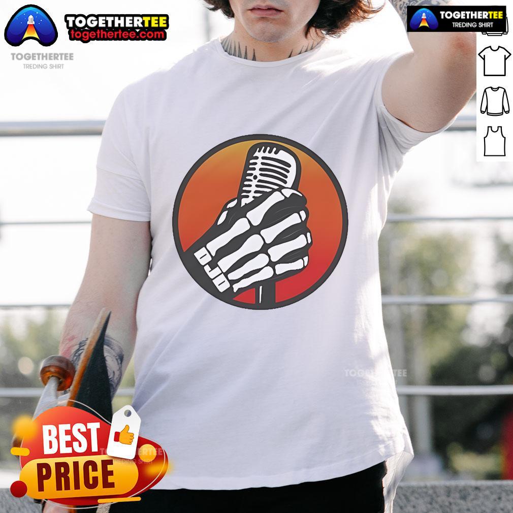 Pretty Dale Jr Download Skeleton Mic T-Shirt
