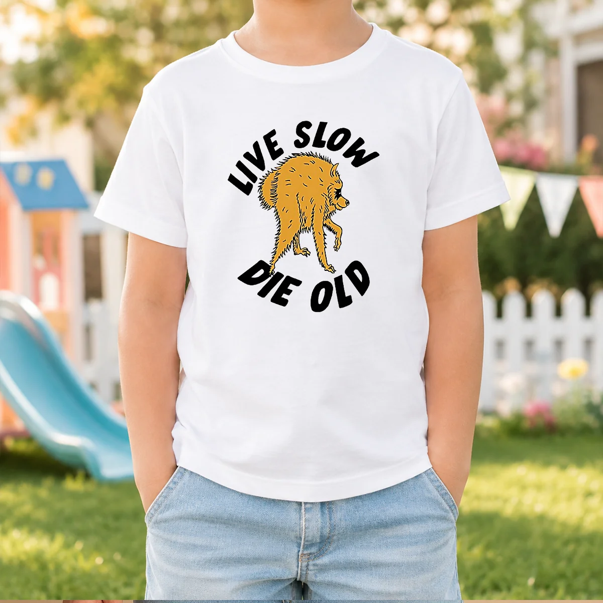 Good Live Slow Die Old Shaggy Shirt - Image 7