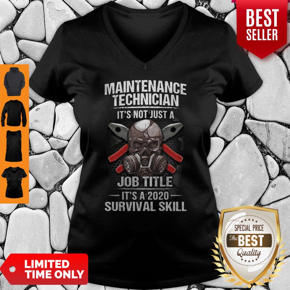 Technician Its Not Just A Job Title Its A 2020 Survival Skill Shirt - Image 4
