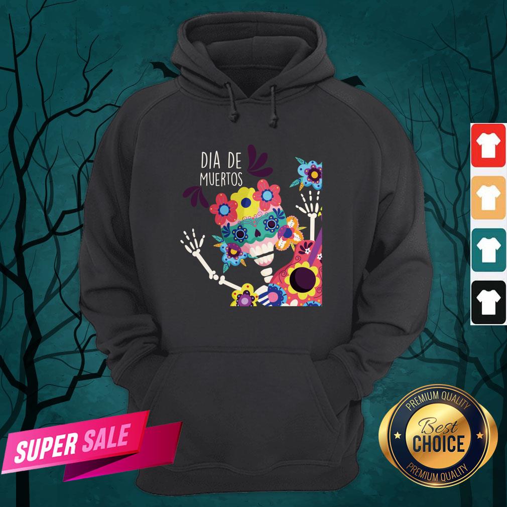 Happy Dia De Muertos Day Of Dead Skeletons Shirt - Image 3