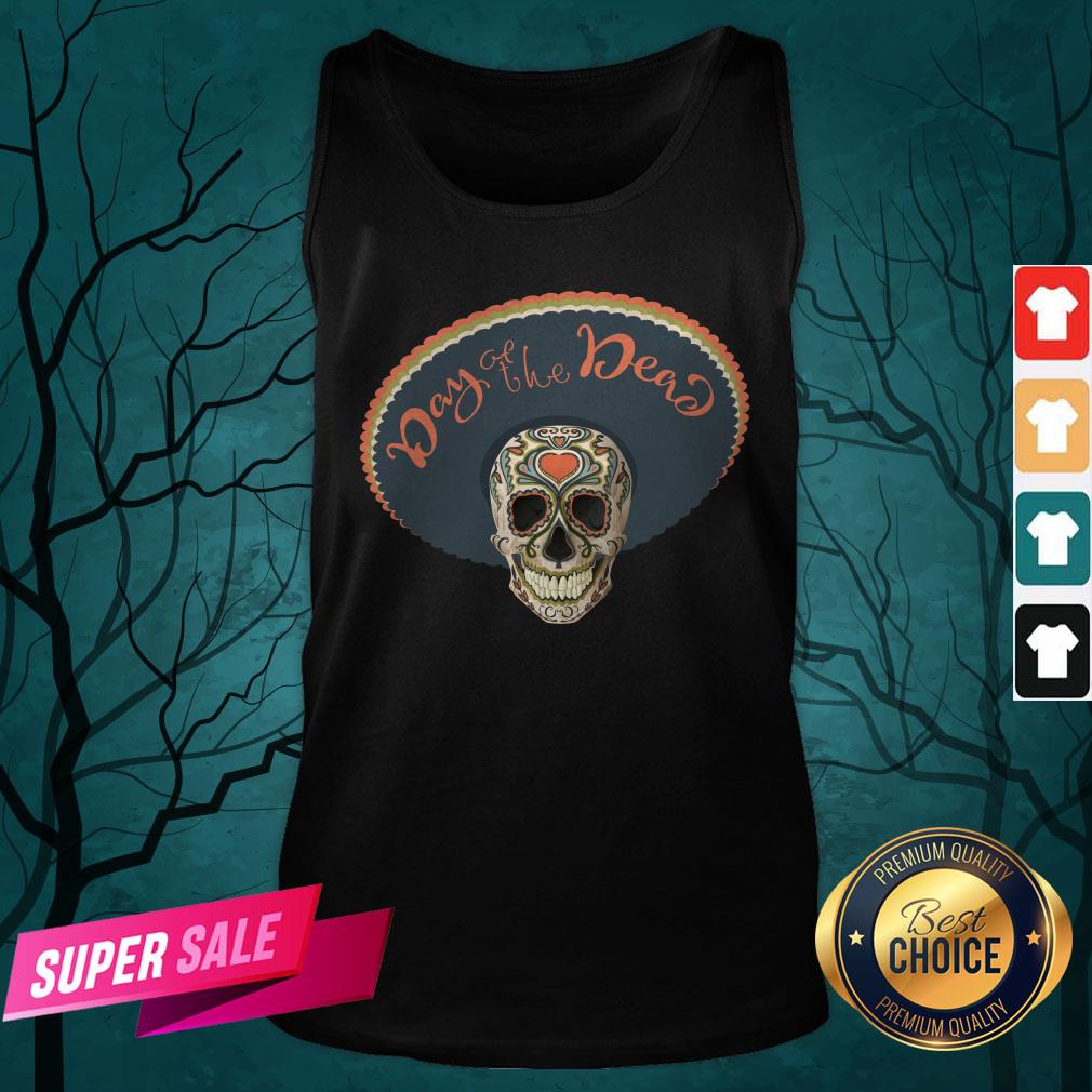 Sugar Skull Day Of The Dead Muertos In Mexican Shirt - Image 5