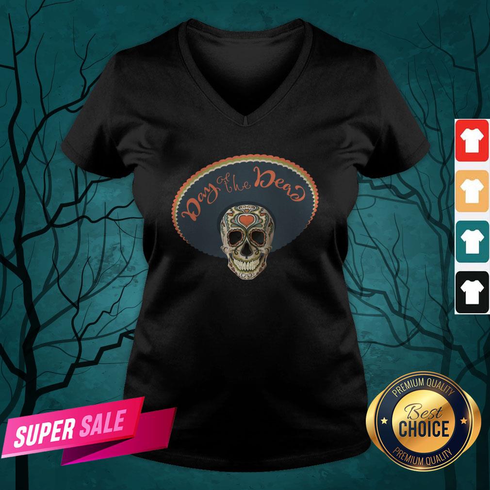 Sugar Skull Day Of The Dead Muertos In Mexican Shirt - Image 4