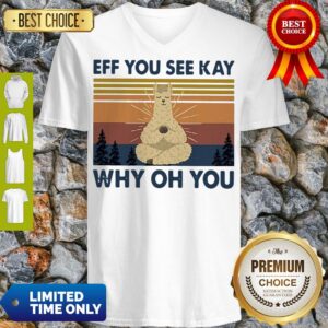 Alternative view of Top Sheep Yoga Eff You See Why Oh You Vintage Shirt